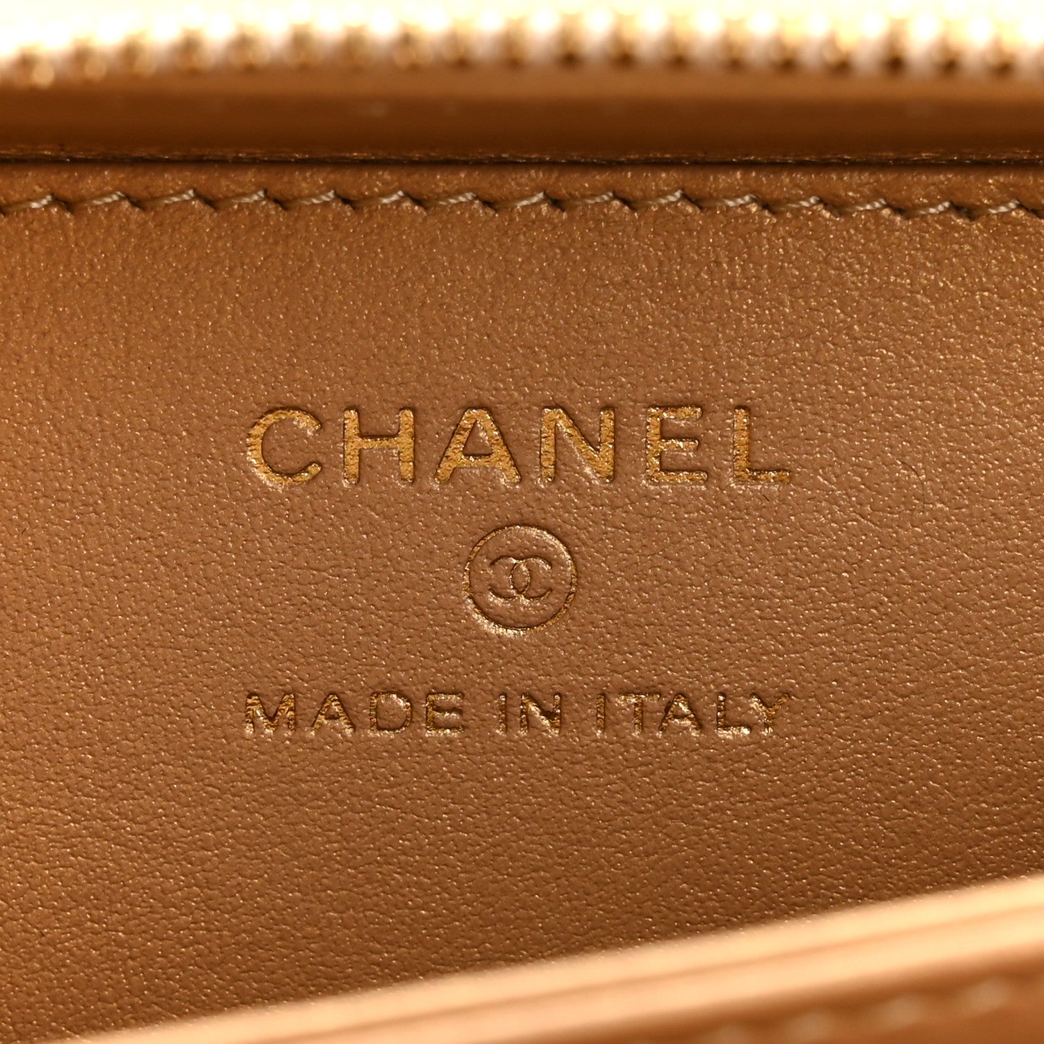 Chanel Lambskin Quilted Golden Plate Clutch With Chain White 6 of 11