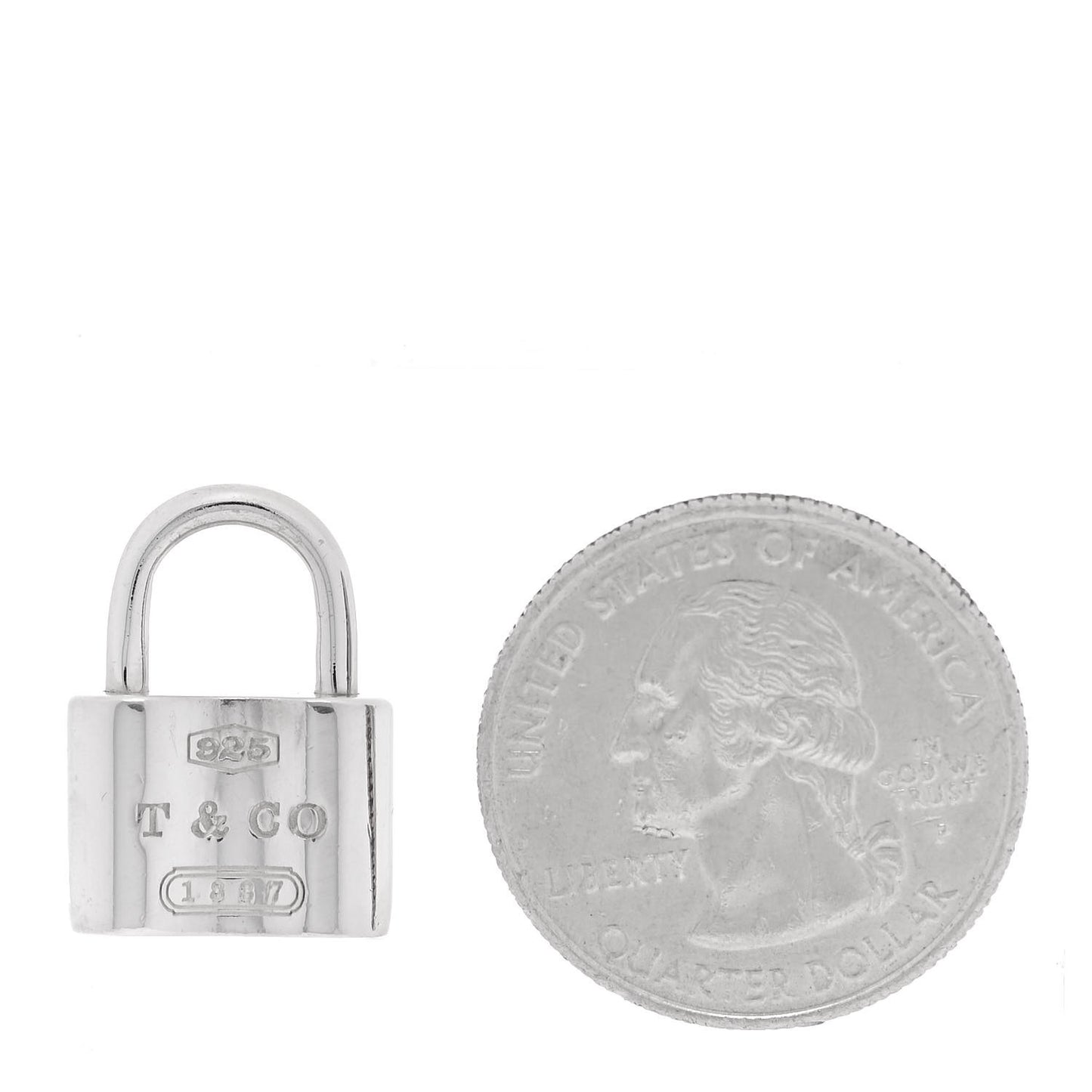 Sterling Silver 1837 Lock Charm