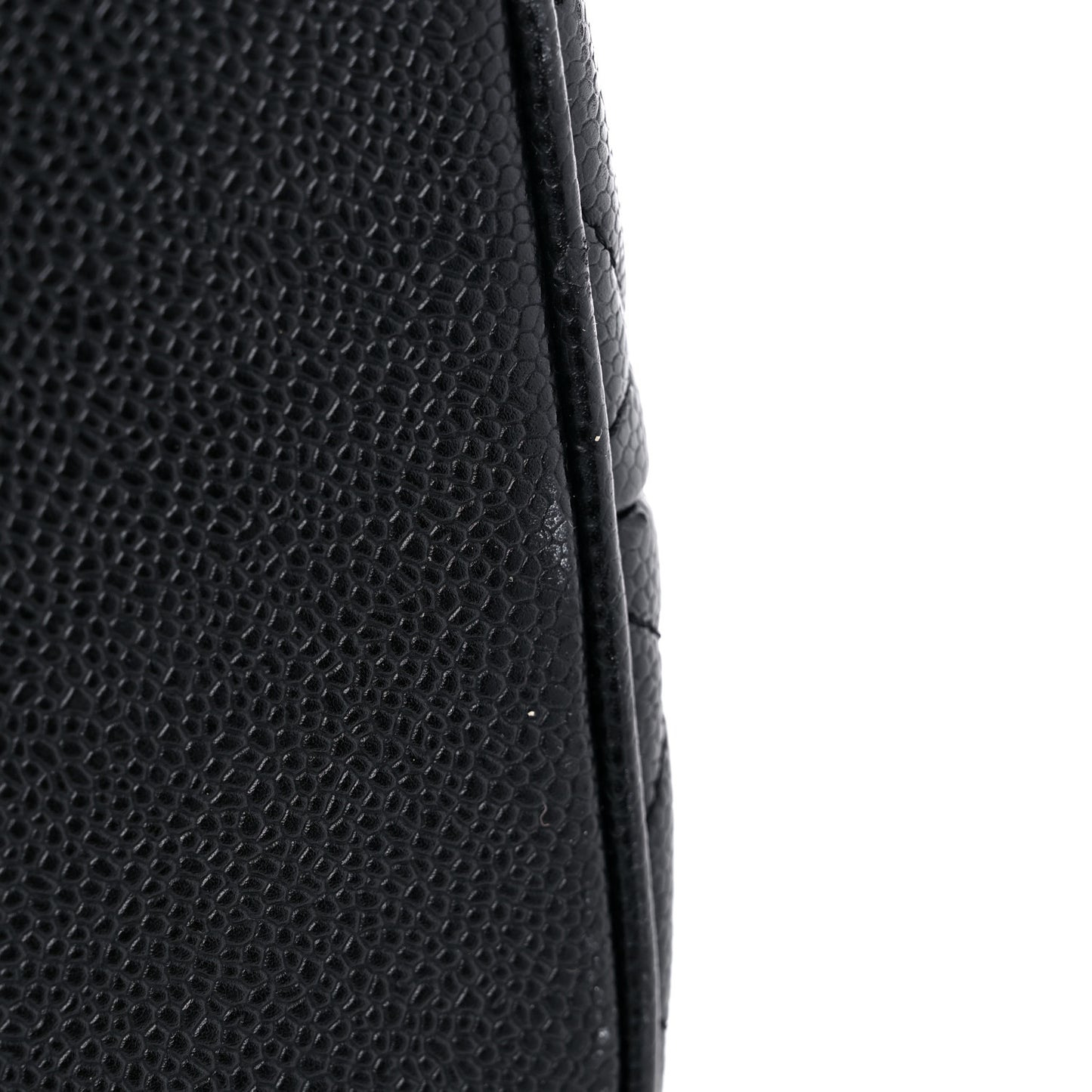 Caviar Quilted Medallion Tote Black