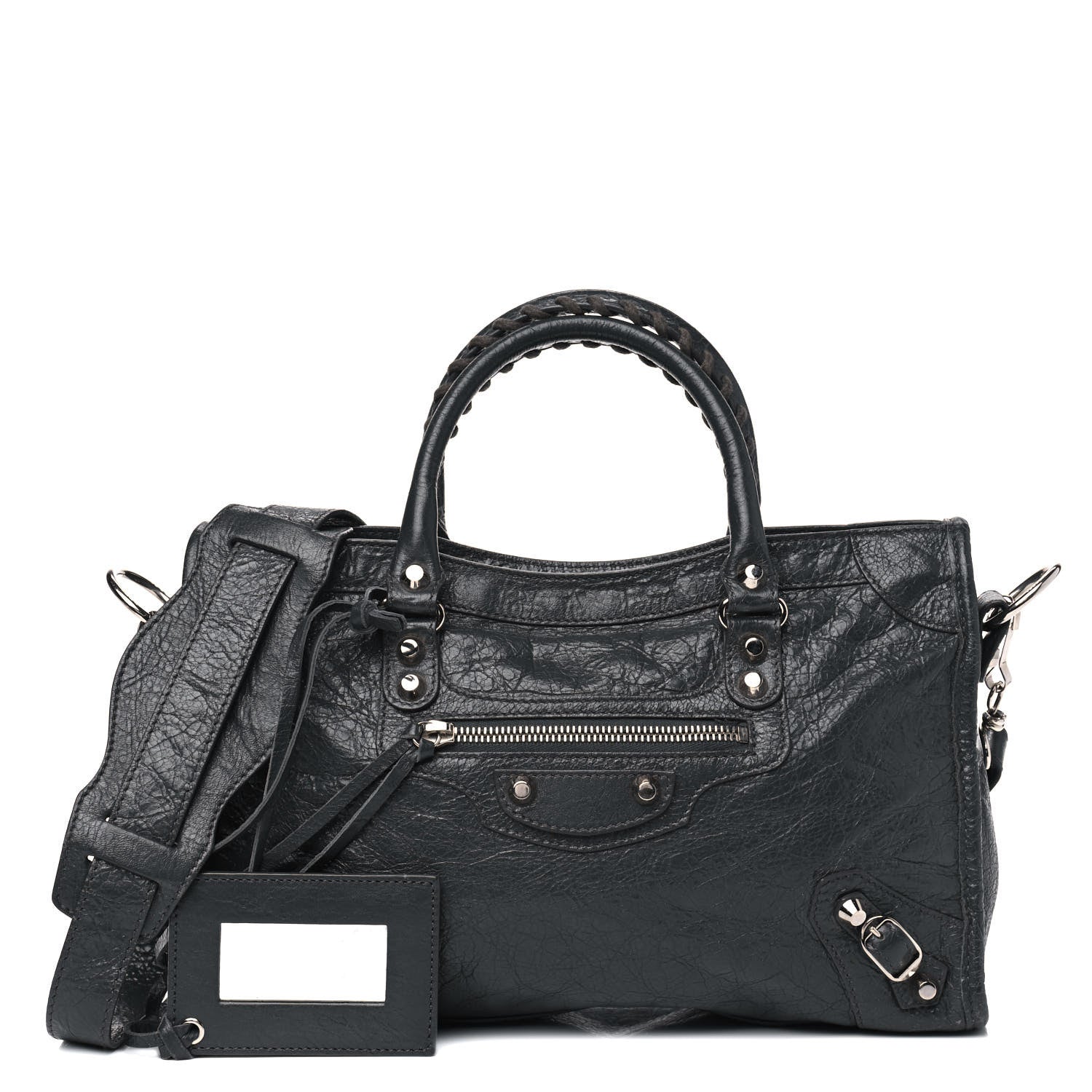 Balenciaga Agneau Classic Silver Hardware S City Gris Fossile 1 of 11