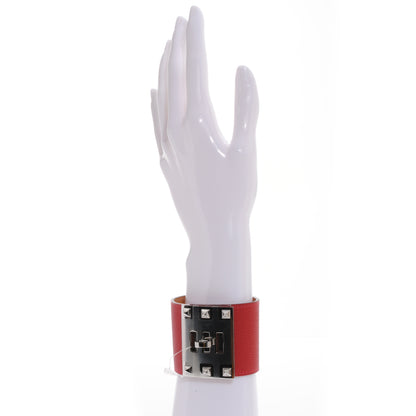 Hermes Epsom Extreme Bracelet Small Rouge Casaque 2 of 9