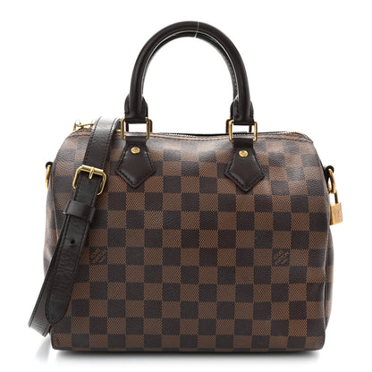 Louis Vuitton Damier Ebene Speedy Bandouliere 25 1 of 10