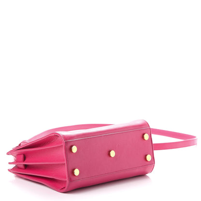 Saint Laurent Calfskin Nano Sac De Jour Lipstick Fuchsia 4 of 12