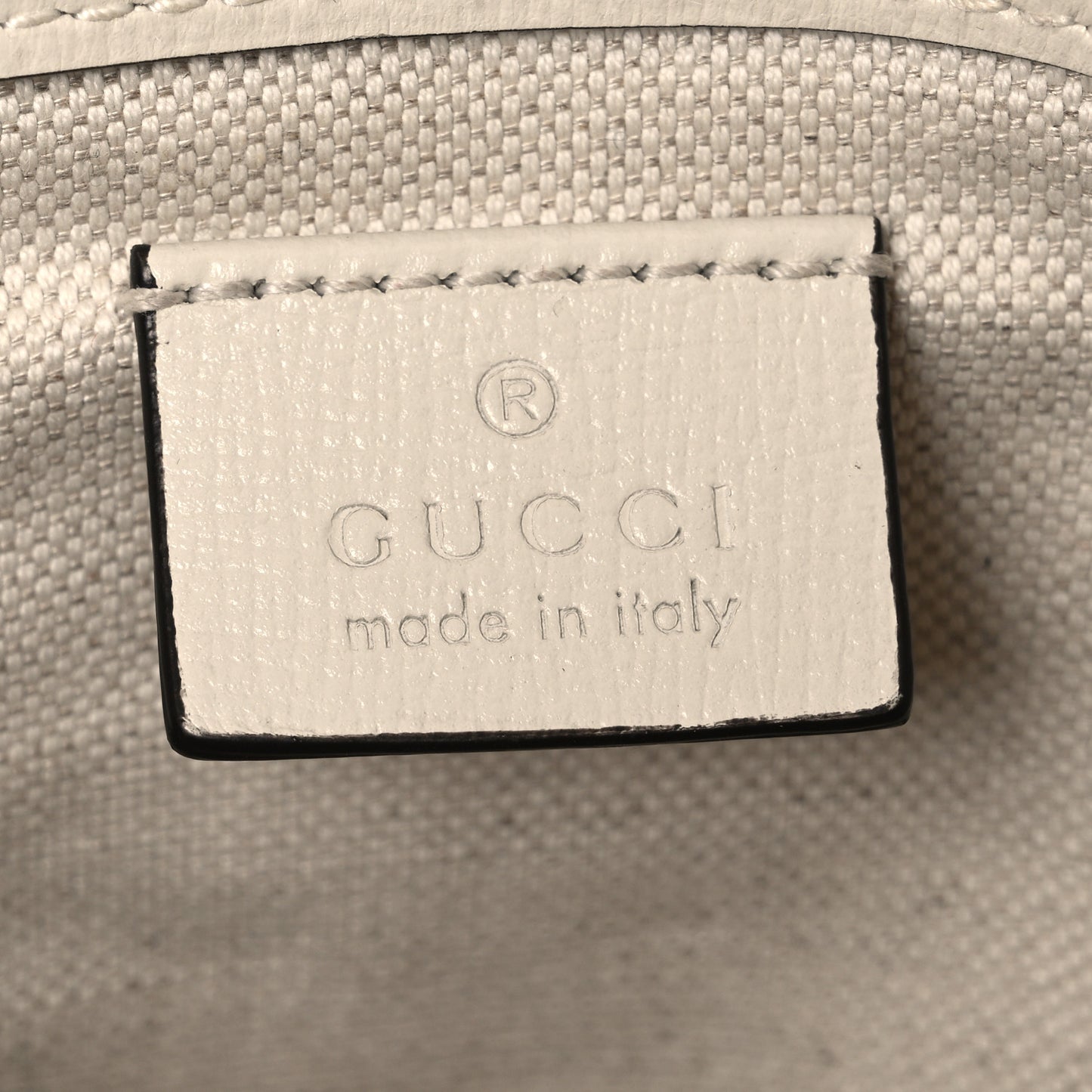 GG Supreme Monogram Web Mini Horsebit 1955 Shoulder Bag Beige Mystic White
