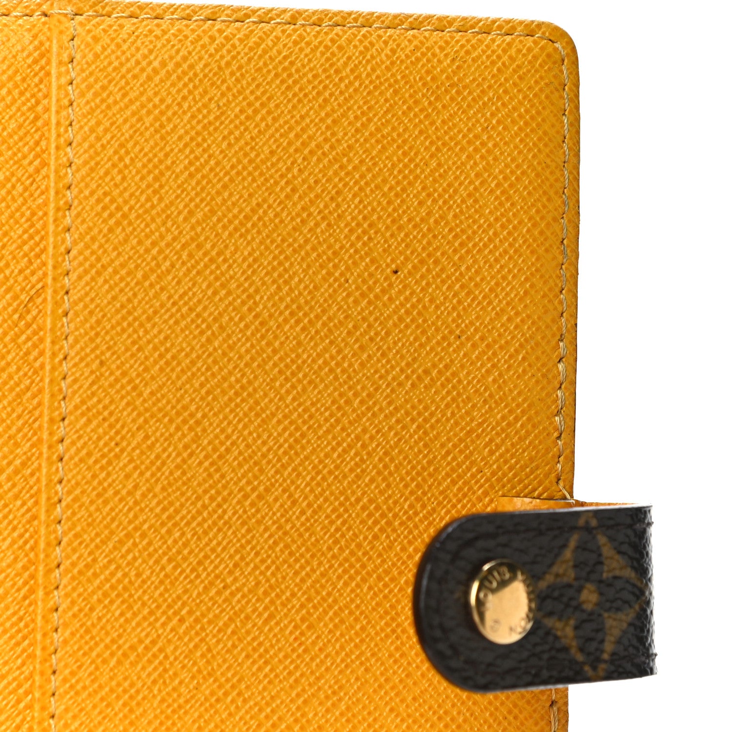 Louis Vuitton Monogram Groom Small Ring Agenda Cover Yellow 10 of 10