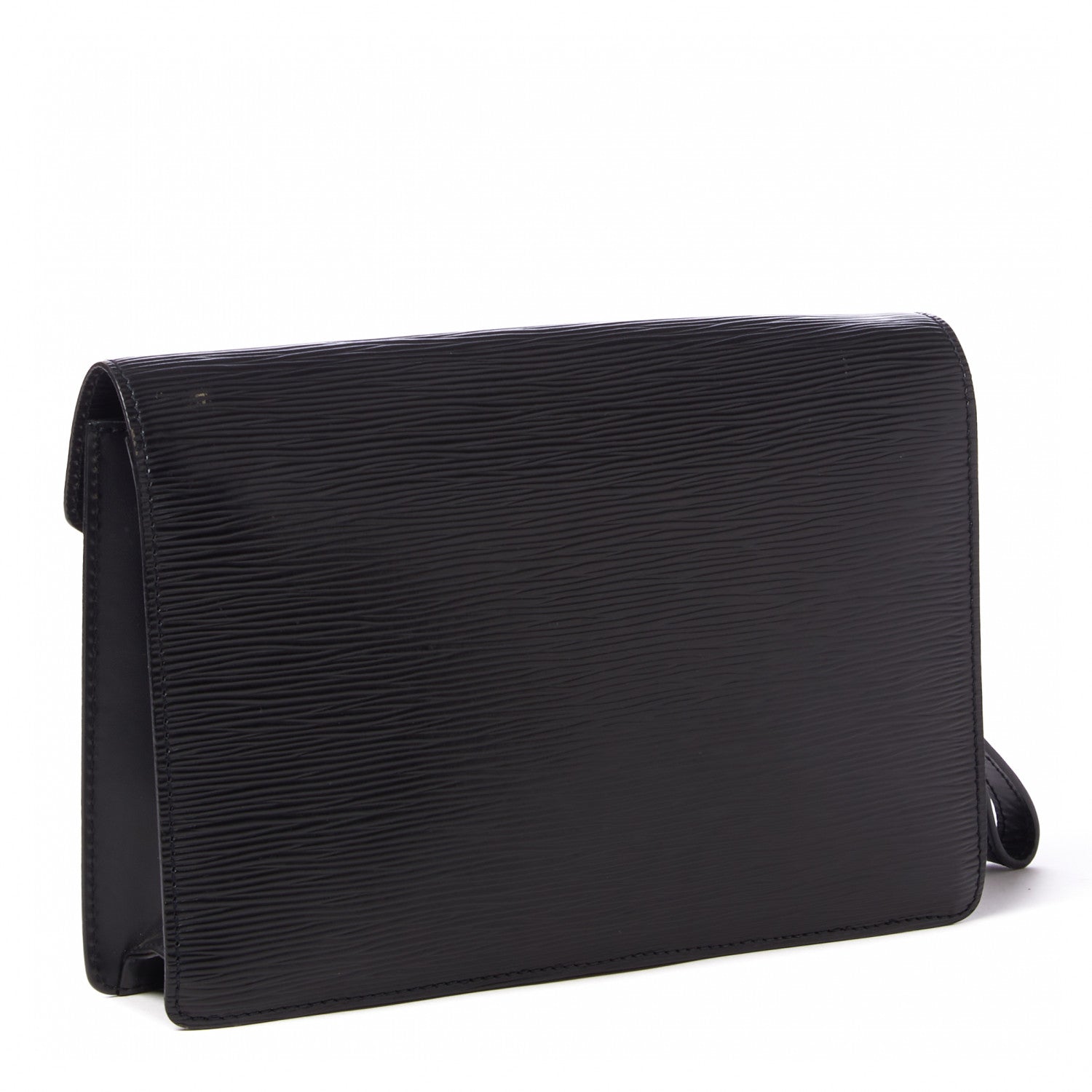 Louis Vuitton Epi Pochette Sellier Dragonne Clutch Black 2 of 8
