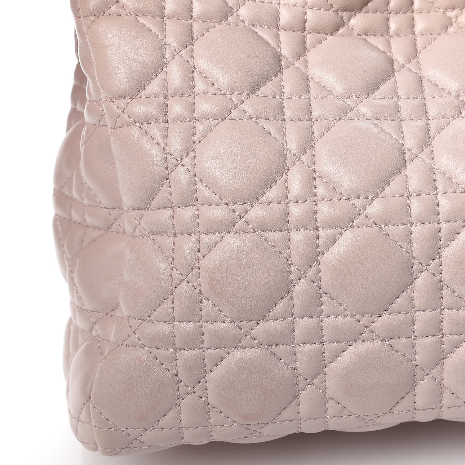 Christian Dior Lambskin Cannage Small Dior Soft Shopping Tote Light Pink 18 of 22
