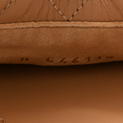 Chanel Lambskin Quilted Turnlock Flat Mules 39 Beige 9 of 10