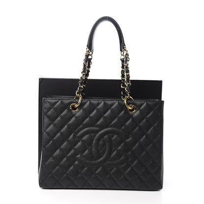 Chanel Caviar Quilted Grand Shopping Tote GST Black 10 of 10