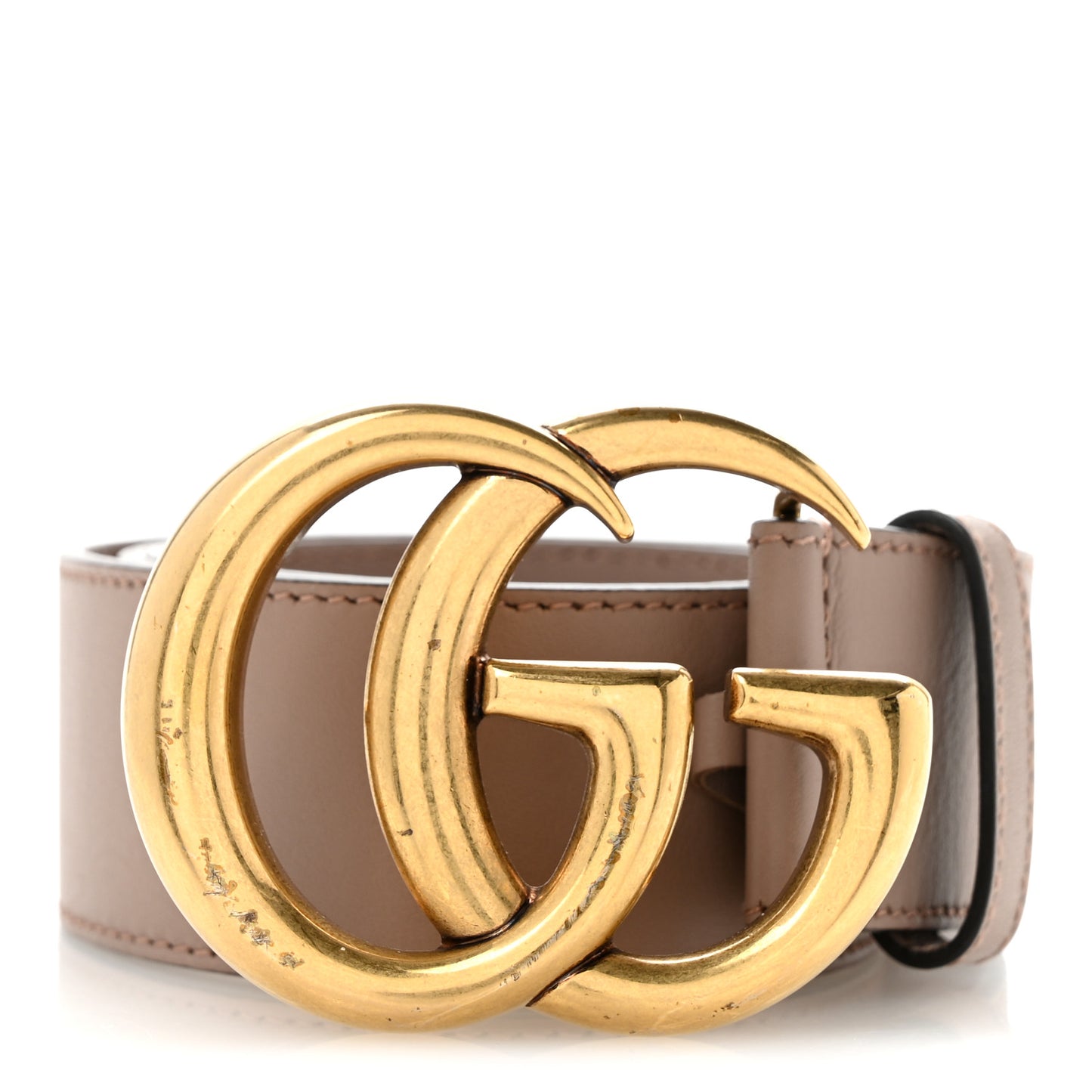 Calfskin Double G 40mm Belt 85 34 Porcelain Rose