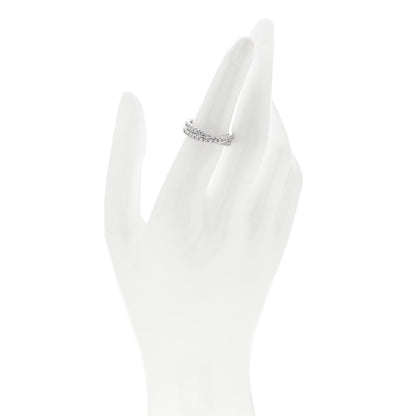 David Yurman Platinum Diamond Crossover Wedding Band Ring 52 6 2 of 5