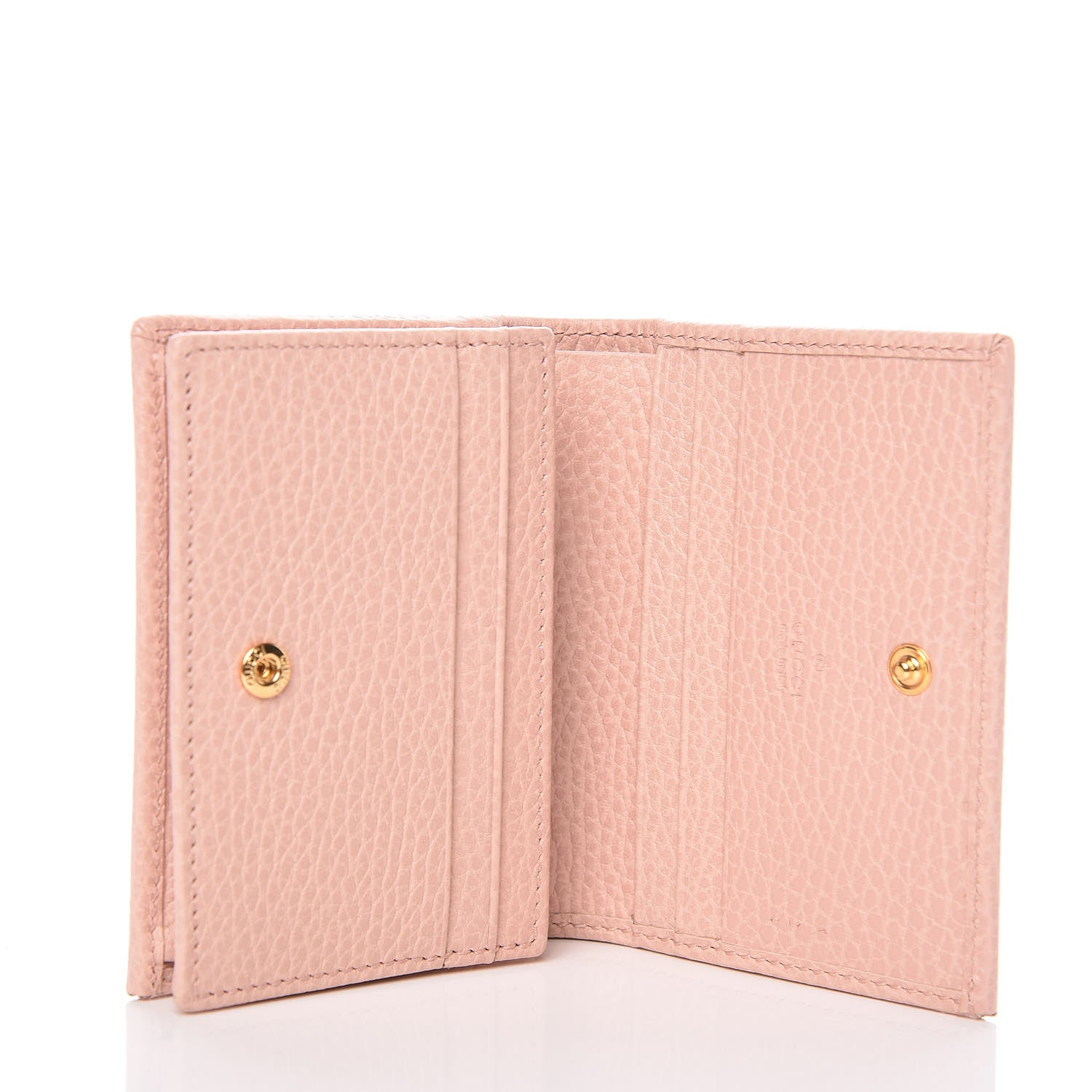 Gucci Dollar Calfskin GG Marmont Card Case Perfect Pink 5 of 8
