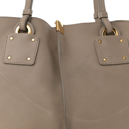 Chloe Smooth Calfskin Medium Vick Tote Motty Grey 9 of 14