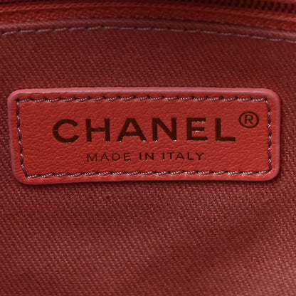 Chanel Mixed Fibers Calfskin Striped Mini Deauville Tote Pink 8 of 10