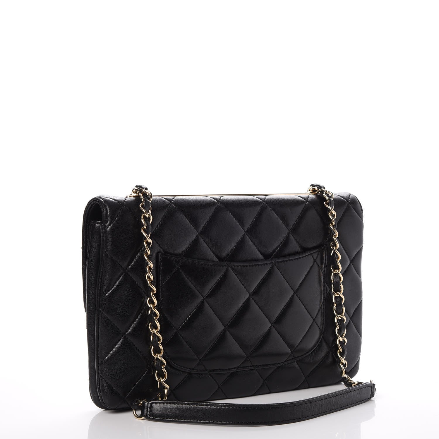 Chanel Lambskin Quilted Medium Trendy CC Flap Black 3 of 11