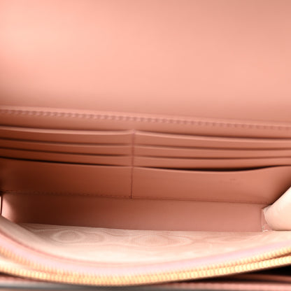 Gucci Calfskin GG Debossed Chain Wallet Pink 4 of 8
