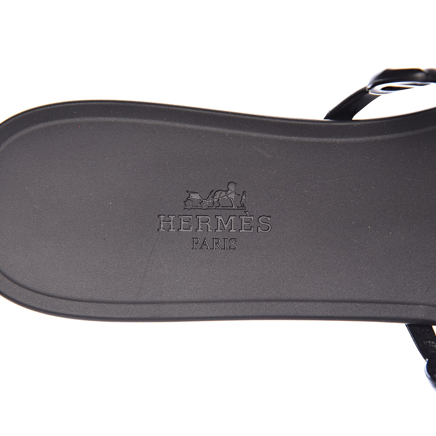Rubber Chaine d'Ancre Rivage Sandals 40 Black