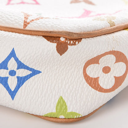 Louis Vuitton Monogram Multicolor Pochette Accessories White 11 of 11