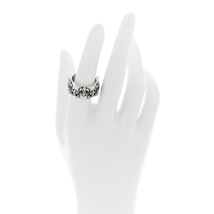 Chrome Hearts Sterling SIlver Pentagon Fleur de Lis Ring 55 7.25 2 of 5