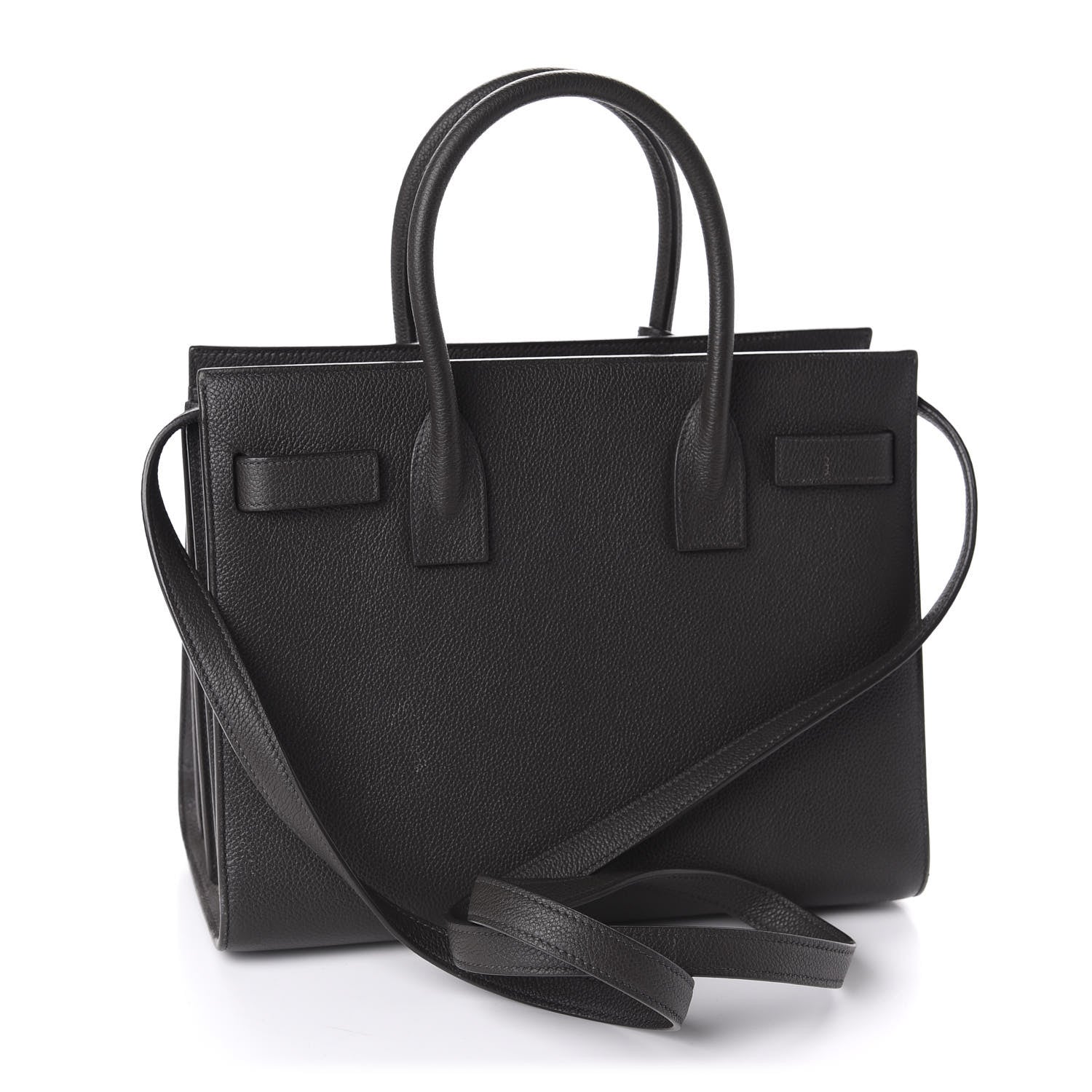 Saint Laurent Grained Calfskin Baby Sac De Jour Black 4 of 20