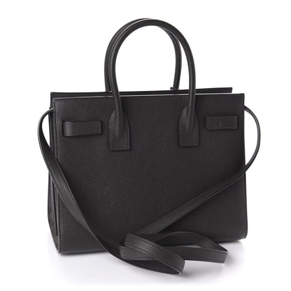 Saint Laurent Grained Calfskin Baby Sac De Jour Black 4 of 20