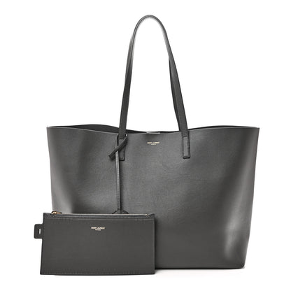 Saint Laurent Calfskin Large Shopping Tote Earth 3 of 10