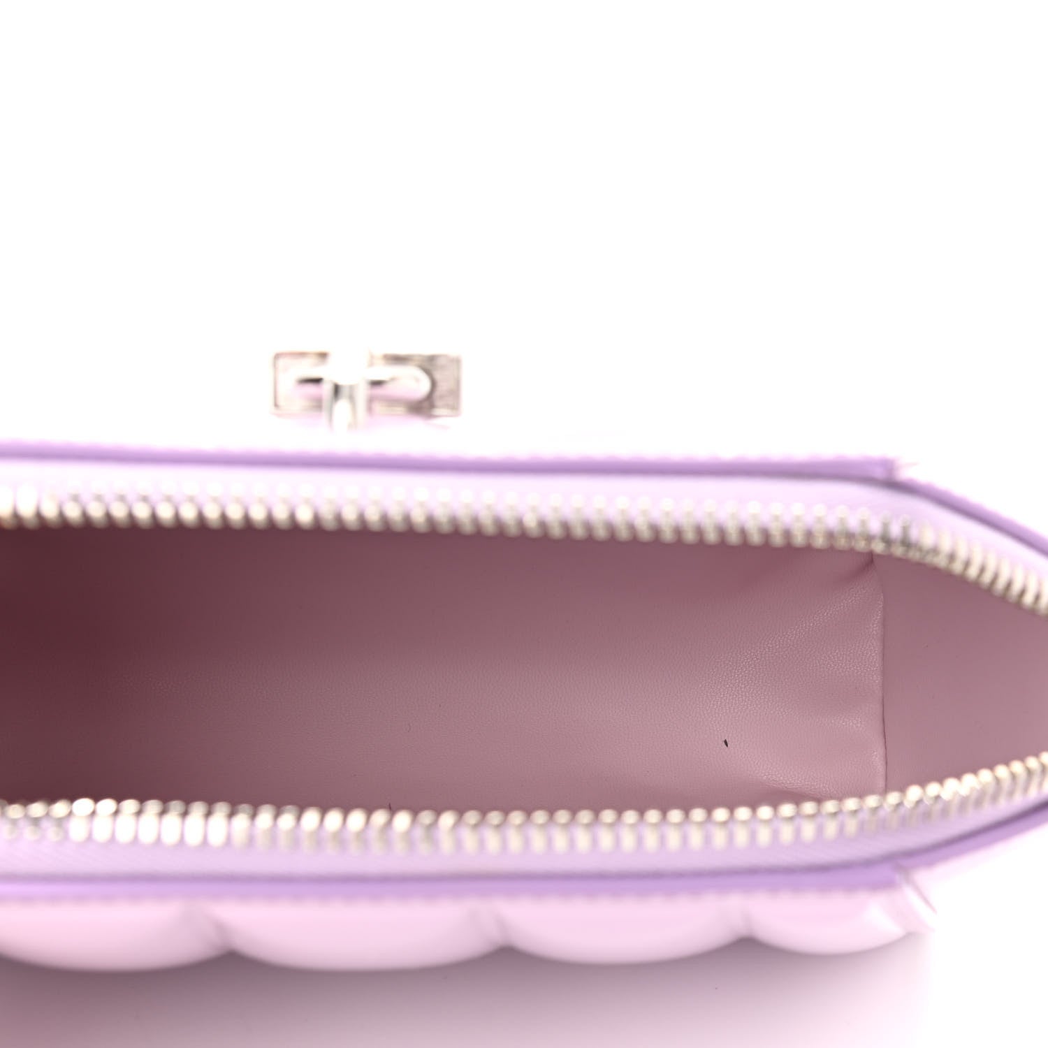 Givenchy Patent Calfskin Mini Lock Antigona Shoulder Bag Lilac 5 of 9
