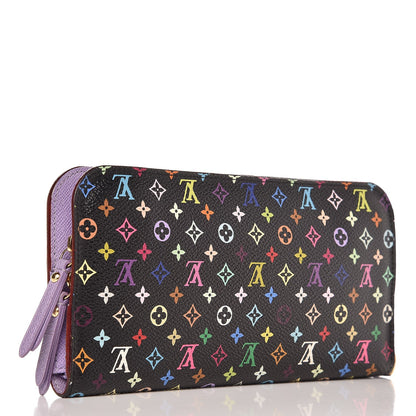 Louis Vuitton Monogram Multicolor Insolite Wallet Black Violet 3 of 6