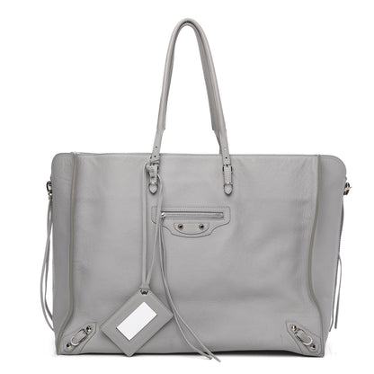 Balenciaga Veau Papier A4 Zip Around Tote Gris Glace 1 of 15