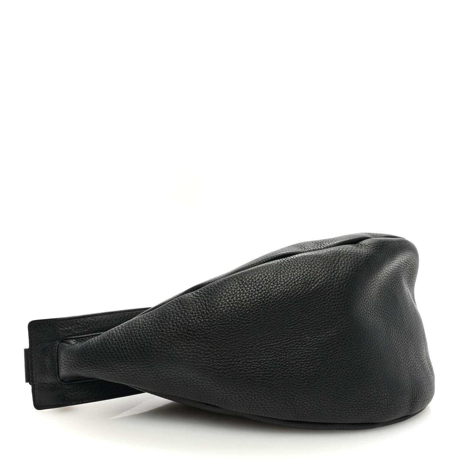 The Row Grained Calfskin Large Slouchy Banana Bag Black 4 of 10