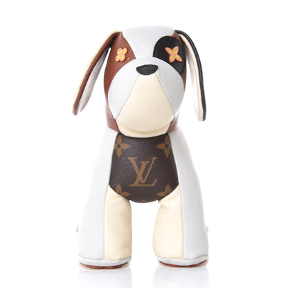 Louis Vuitton Calfskin Monogram Doudou Oscar Dog Beige 3 of 11