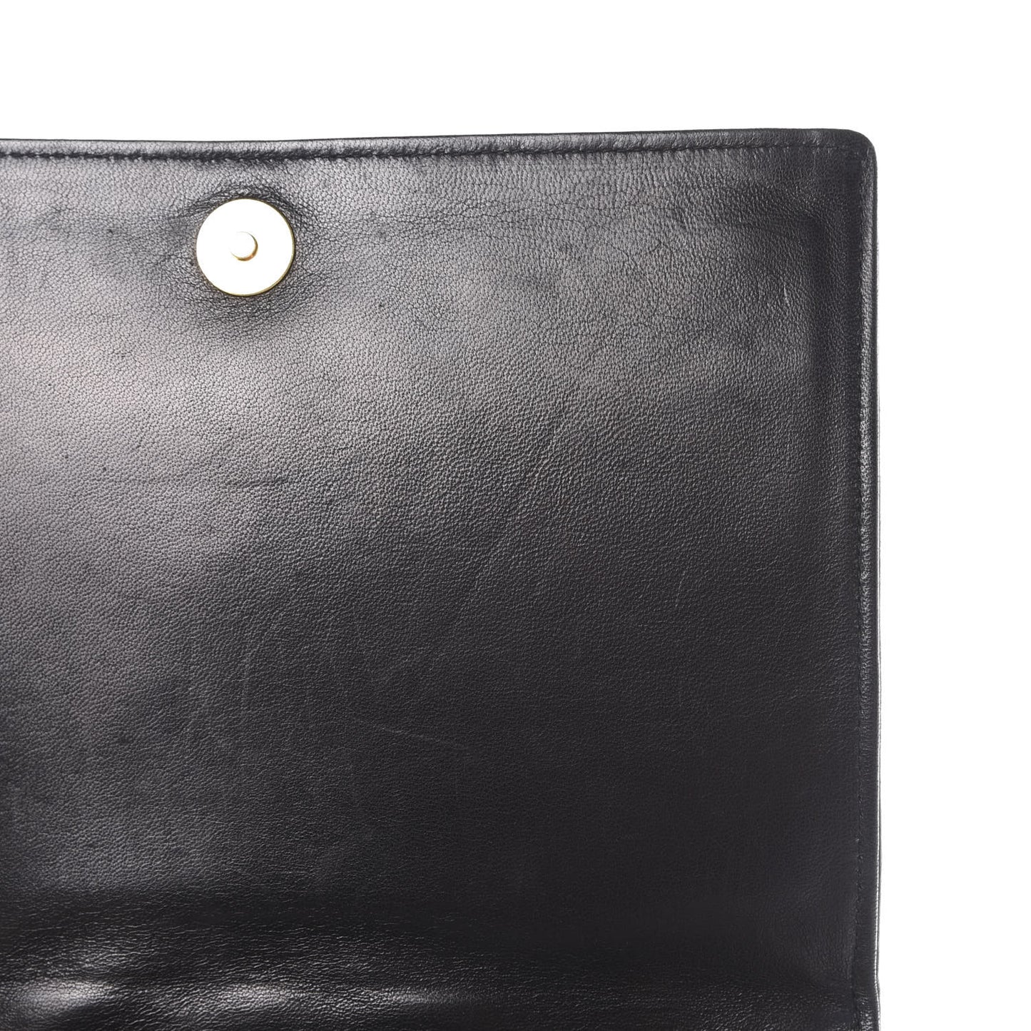 Lambskin Quilted CC Small Single Flap Black