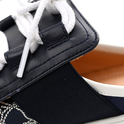 Louis Vuitton Canvas Monogram Lous Open Back Sneaker 38 Navy Blue 12 of 12