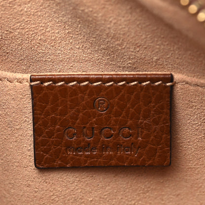 Gucci New Denim GG Monogram Dollar Calfskin Mini Ophidia Shoulder Bag Blue Tea Cuir Epilog 5 of 6