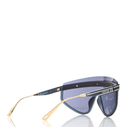 Christian Dior Oblique Mask DiorClub M2U Sunglasses Translucent Blue 4 of 7
