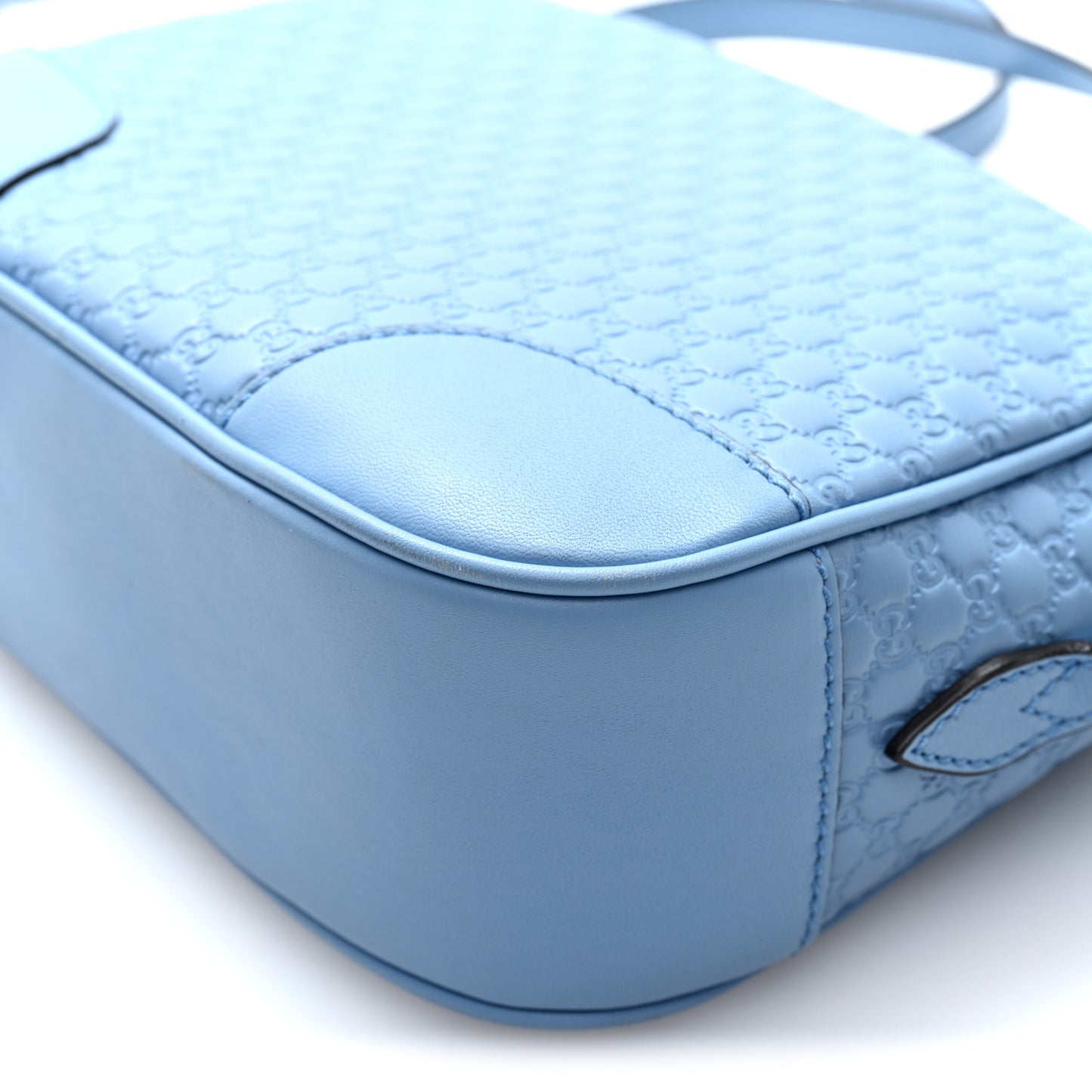 Microguccissima Mini Bree Messenger Bag  Mineral Blue