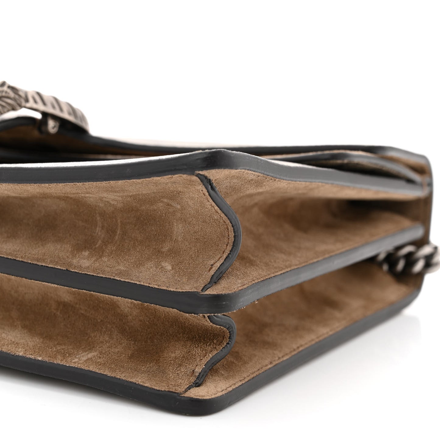 GG Supreme Monogram Medium Dionysus Shoulder Bag Taupe