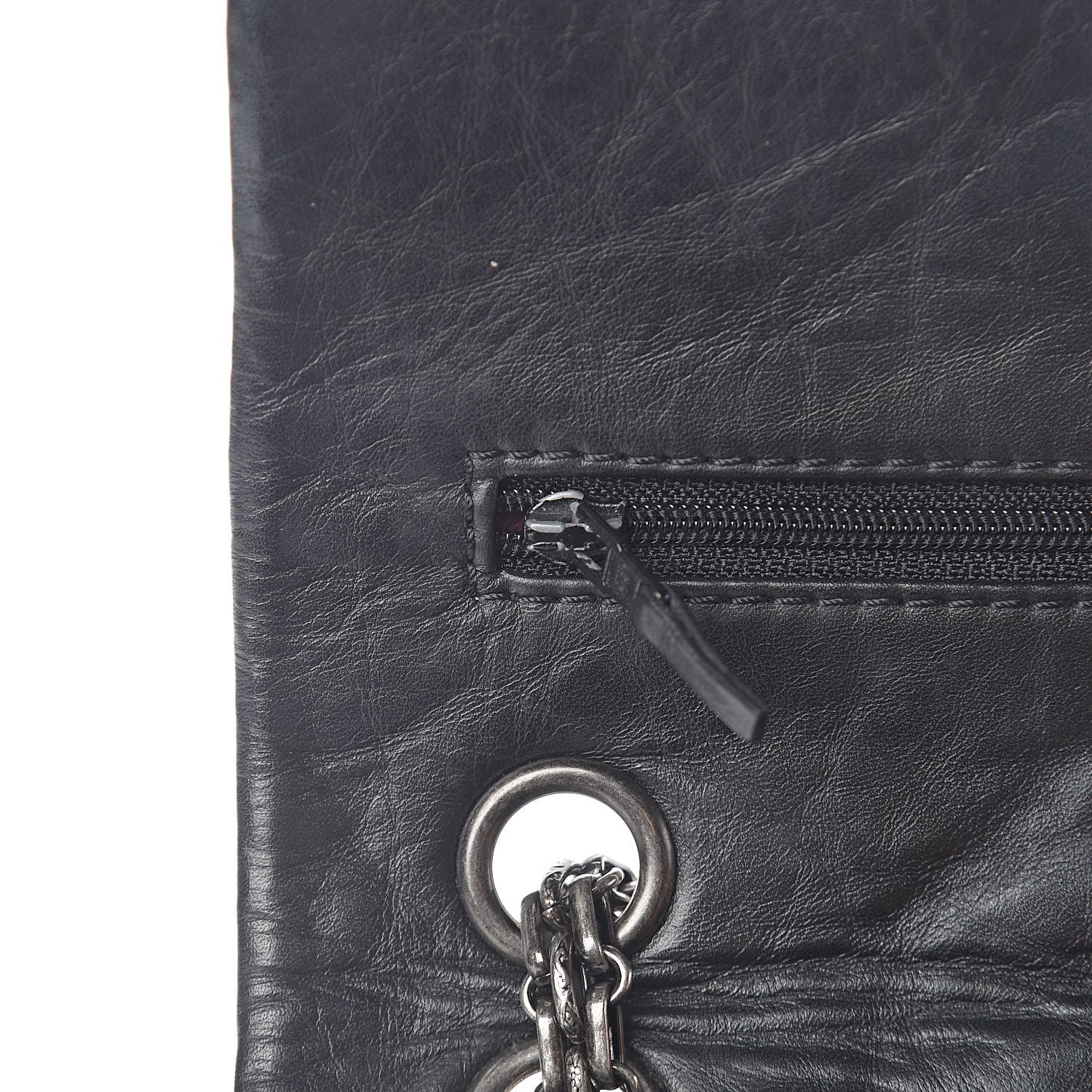 Chanel Aged Calfskin Quilted 2.55 Reissue 225 Flap Black 16 of 16
