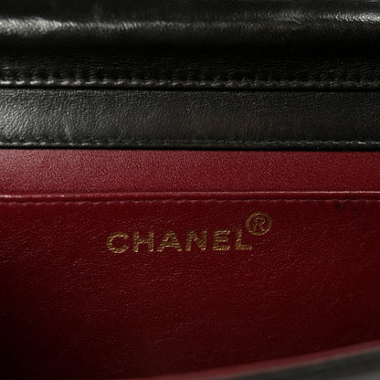 Chanel Lambskin Quilted Small Single Flap Bag Black 6 of 12