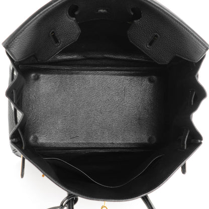 Hermes Taurillon Clemence Birkin 35 Black 7 of 24