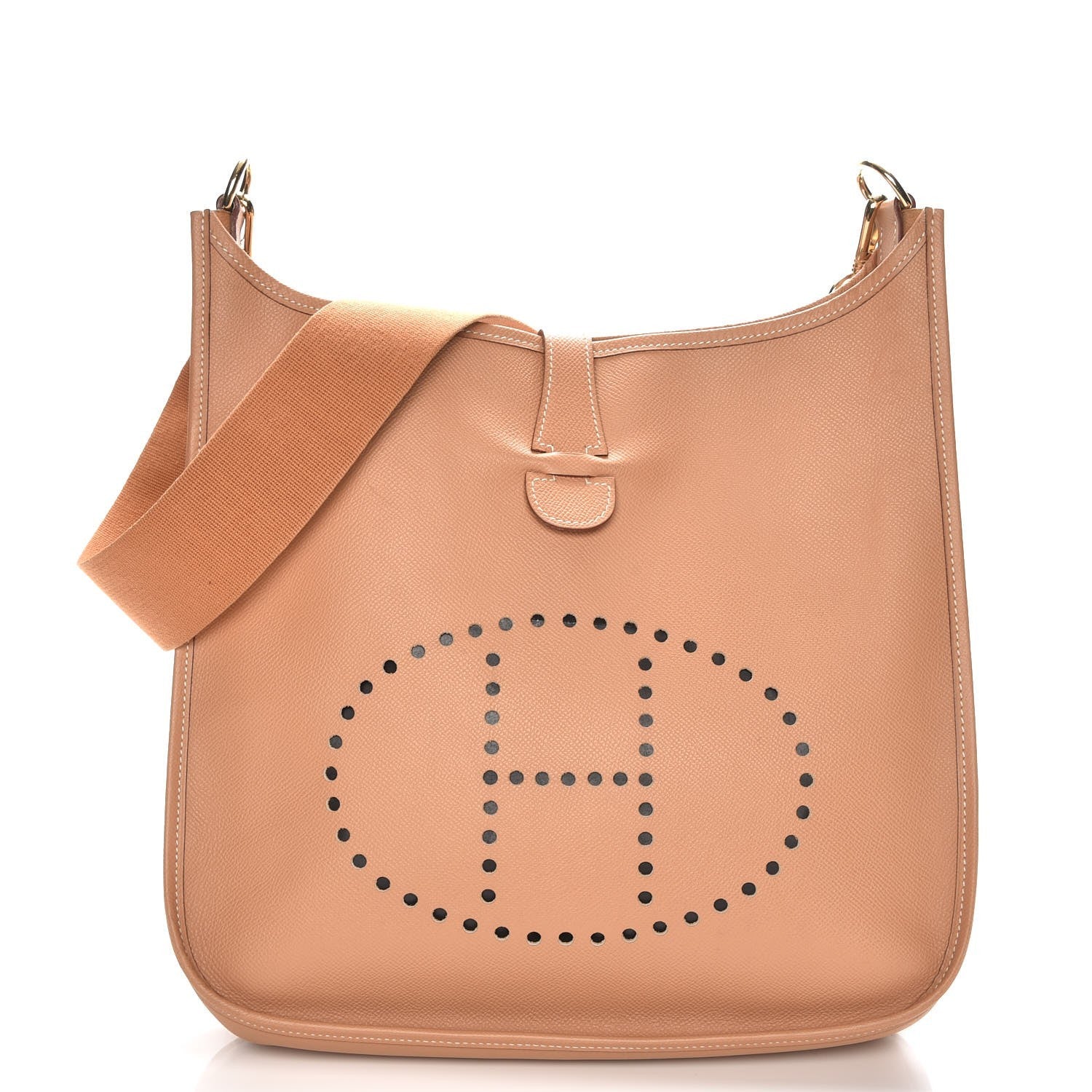Hermes Courchevel Evelyne GM Natural 1 of 21