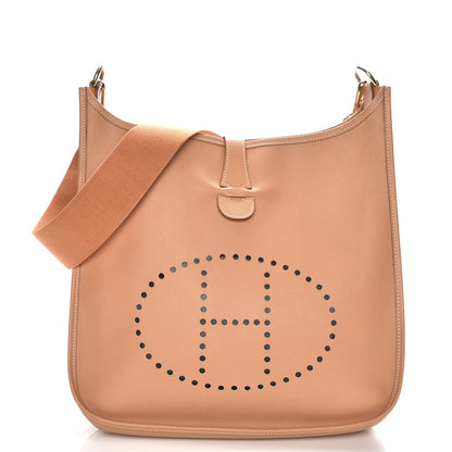 Hermes Courchevel Evelyne GM Natural 1 of 21