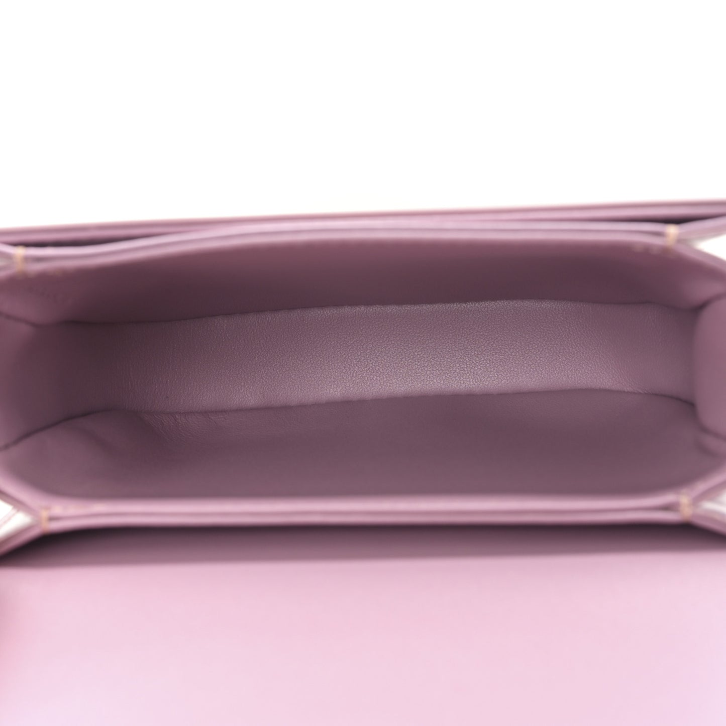 Shiny Calfskin Triomphe Mini Besace Clea Petal