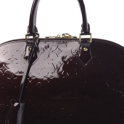Louis Vuitton Vernis Alma GM Amarante 9 of 11