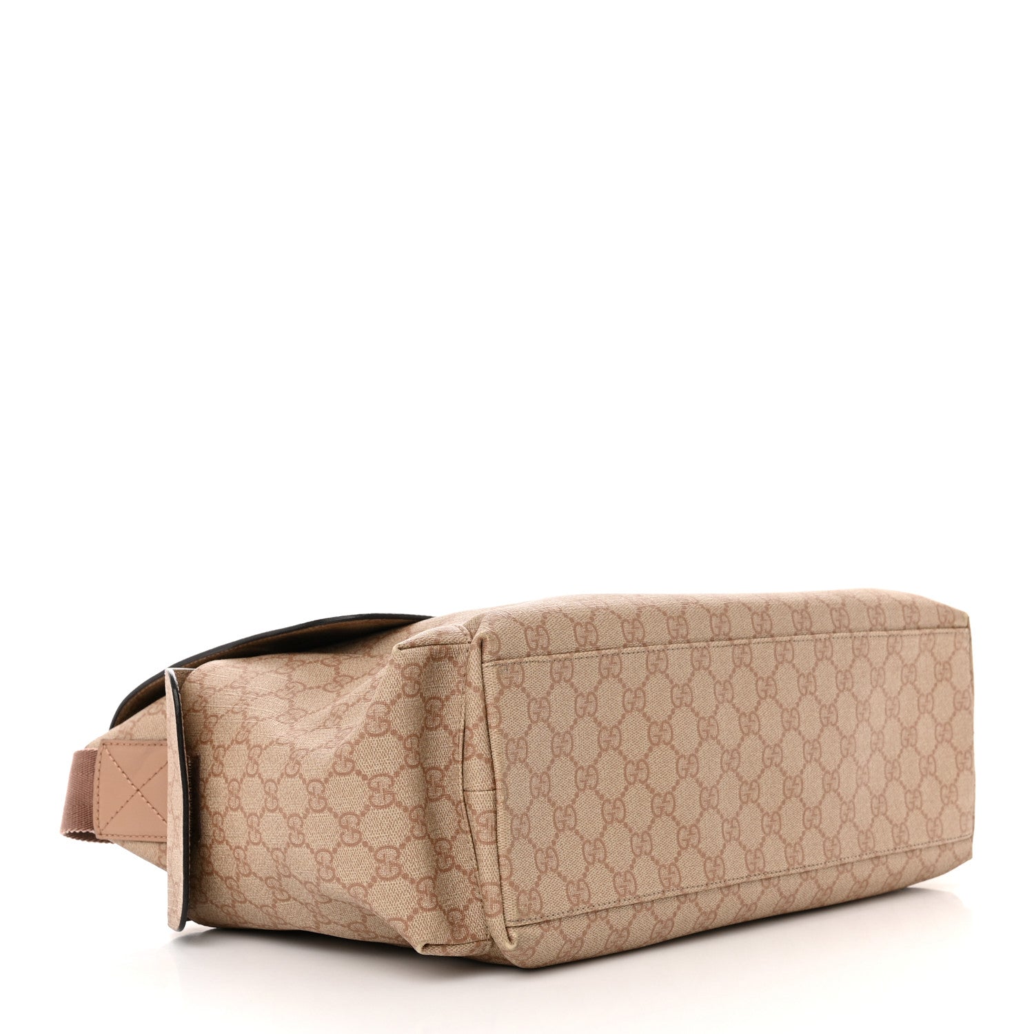 Gucci GG Supreme Monogram Messenger Diaper Bag Beige 5 of 13