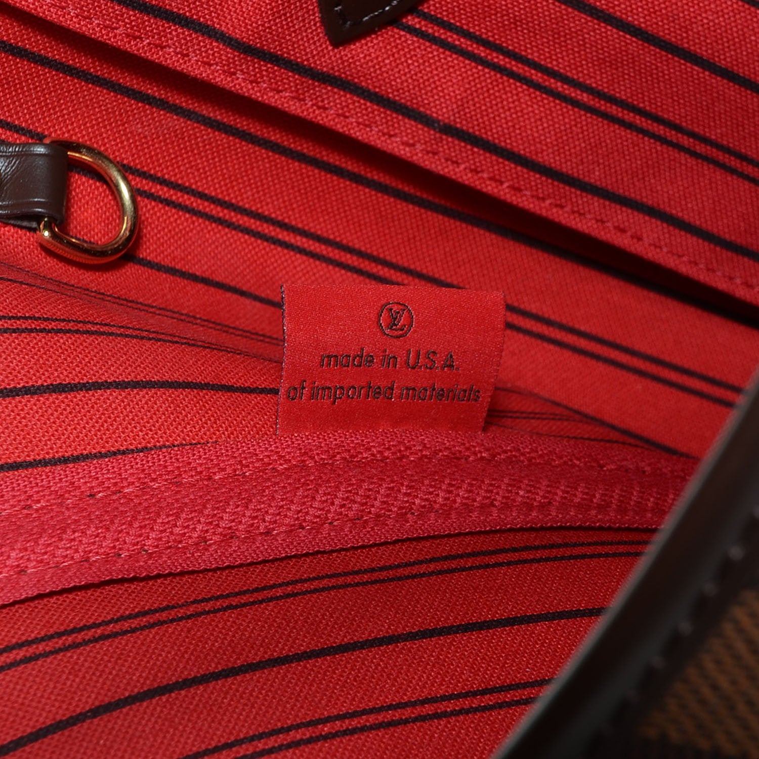 Louis Vuitton Damier Ebene Neverfull MM 8 of 9