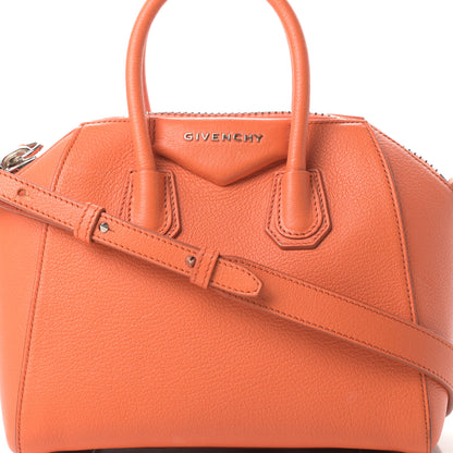 Givenchy Sugar Goatskin Mini Antigona Orange 8 of 12