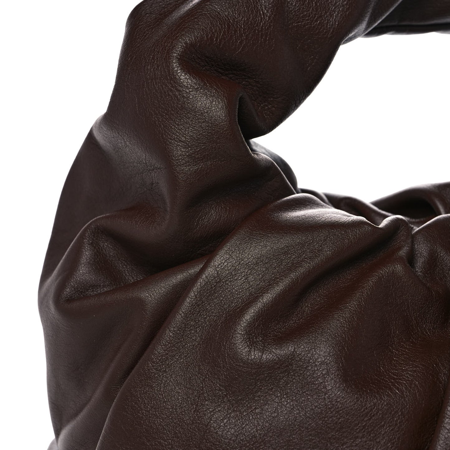 Smooth Butter Calfskin Small The Shoulder Pouch Brownie