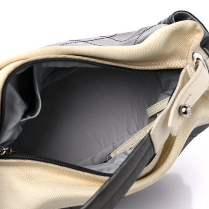 Chanel Coated Canvas Paris Biarritz Hobo Silver 5 of 18