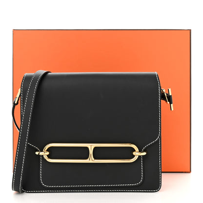 Hermes Veau Sombrero Sac Roulis 23 Black 13 of 13